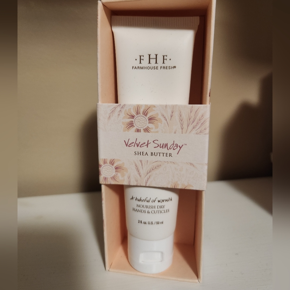Velvet Sunday Hand Cream - Farmhouse Fresh - Brand New